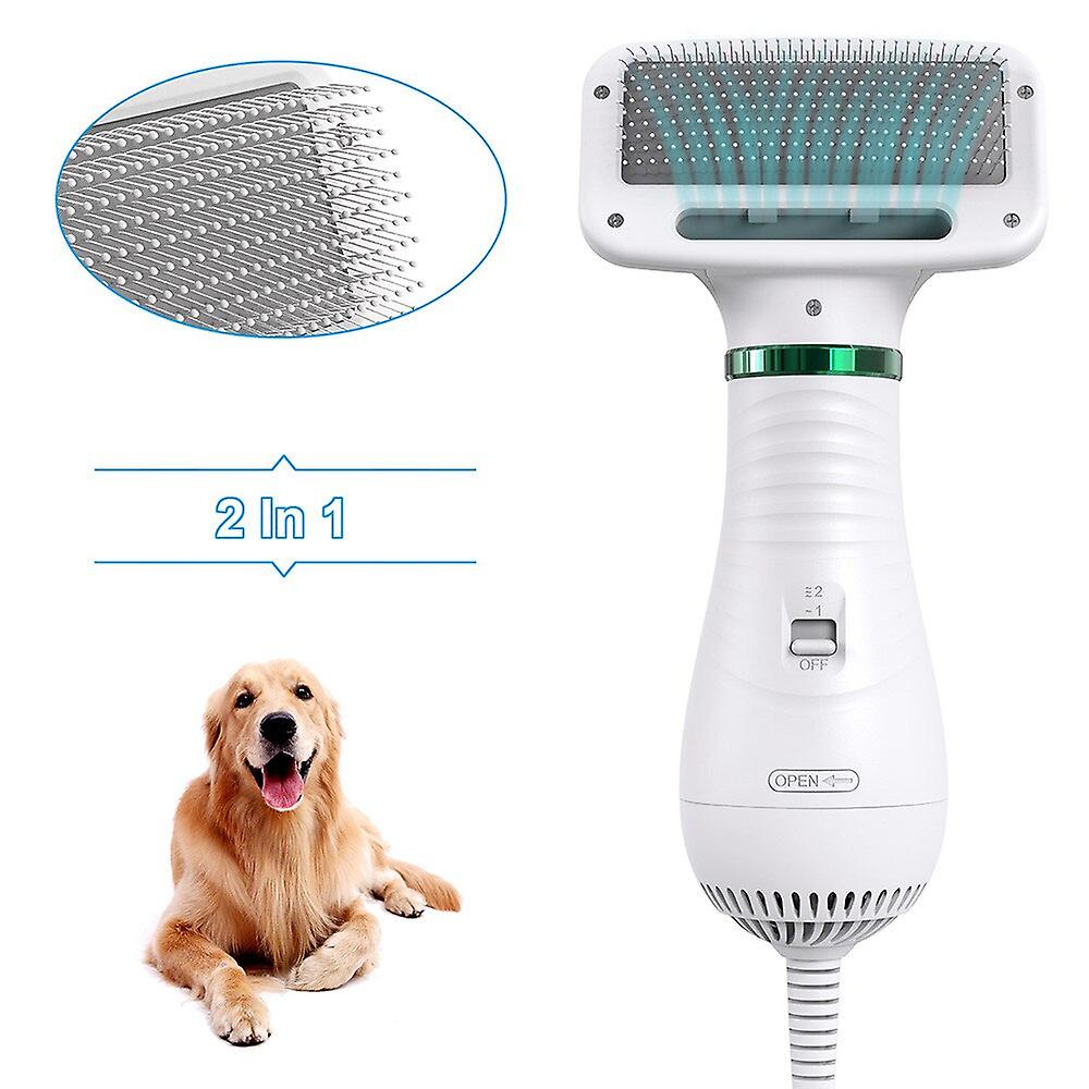 Despidete de los dias complicados, el cepillo y secador 2 en 1 para tu mascota, que ahorra tiempo y deja a tu perro impecable