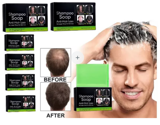 Dile adíos a la caída del pelo con nuestro jabón en barra terapéutico